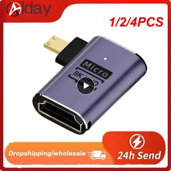 1/2/4PCS Mieru v tvare U Mini pohlavie Adaptér USB3.2 Typ-c Adaptér USB Mužov a Žien Predĺženie USB C Converter 2.1 V 8K