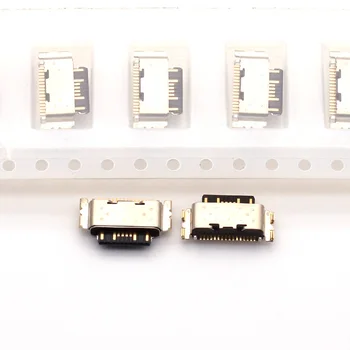 10-100ks Micro USB 16pin typu C Konektor pre Nabíjanie Port Zásuvka Pôvodné Opravy Dielov Pre Xiao Redmi 10C Poznámka 11E 11S Poznámka 12