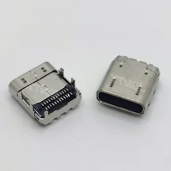10-100ks USB Typu C Nabíjací Port DC Jack Samica Zásuvka Konektor Pre Lenovo 300E 500E 2nd Gen 81MC 81MB Chromebook 100E 81ER
