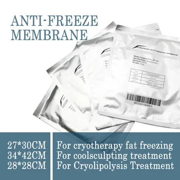 100ks Kvalitné 27*30 cm 34*42Cm Cryo Anti Zmraziť Membrány Anti - Freezeing Anti Freezeing Cool Pad Tuku Stroj Používaný
