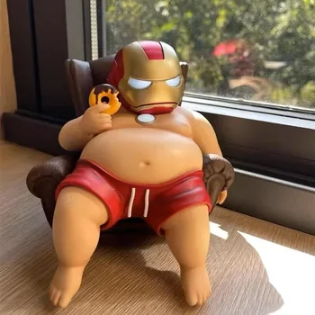 11 cm Iron Man Fat Boy Série Gauč Ručné Model Auta, Stolné Dekorácie Zberateľskú Deti Hračky, Vianočné Darčeky Gk Socha Komiksu, Anime