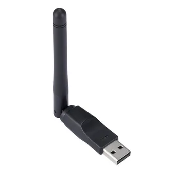 150Mbps USB MT7601 Sieťová Karta 2,4 GHz Wi-fi Dongle 150Mbps USB Wifi Adaptér Voľne-otáčanie Antény pre Počítač/Telefón