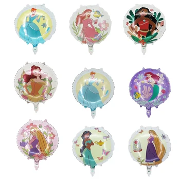 18-Palcové Balón Princezná Vzor Kruhové Balón Dievča Narodeninovej Party Veľký Výkon Oslava Dekorácie, Hračky pre Deti