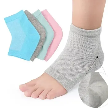 1Pair Oka Gél Päty Ponožky Anti-sklzu a Anti-dry Krakovania Ponožky Päty Pančúch Priedušná Pot-izolačné Ponožky Starostlivosť o Nohy Nástroje