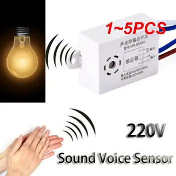 1~5 KS Modul Detektor Automatické Prepínanie Inteligentný Zvuk Hlasu Senzor, Light Switch, Smart Home Automatické Indukčné Prepínač, Regulátor