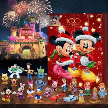 2023 Disney Adventný Kalendár Vianočné Anime Figúrka Halloween Hračky Prekvapenie Guess Model Vianočné Odpočítavanie Dekorácie, Darčeky