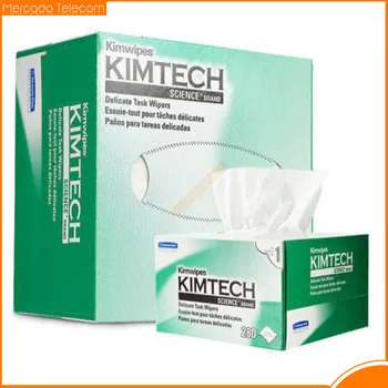280pcs/box Optického Vlákna na Čistenie KIMTECH Kimwipes Dustfree Papier