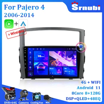 2Din Android 11 Na Mitsubishi Pajero 4 2006-2014 Auto Rádio Multimediálny Prehrávač, GPS Navigáciu Carplay Auto DVD Hlavu Jednotka Stereo