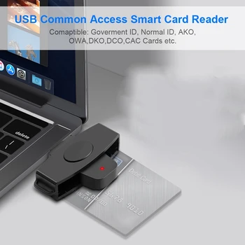 2X CSCR3 Smart CAC Kariet Typu C Banka Daňové priznanie SIM Karty/IC Karty ID Card Reader 2X CSCR3 Smart CAC Kariet Typu C Banka Daňové priznanie SIM Karty/IC Karty ID Card Reader 1