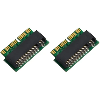 2X M. 2 NVME SSD Previesť Adaptér Pre Inovované Air Pro Retina Polovice roky 2013-2017, AHCI SSD Inovované Auta
