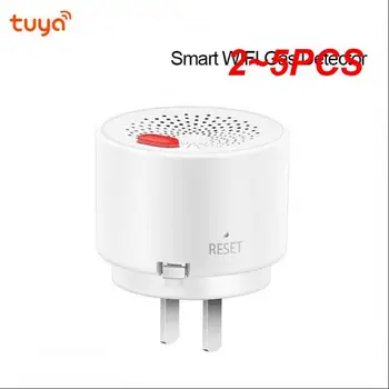 2~5 KS Tuya WiFi Smart Plyn Alarm Senzor Home Plug-in Typ Plynu Detektor Inteligentný Život/Tuya Aplikáciu Diaľkové Ovládanie Podporu Alexa