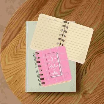 4 KS Mini Notebooky Malé Čerstvé Zápisníky Kancelárske Písacie potreby Cestovanie