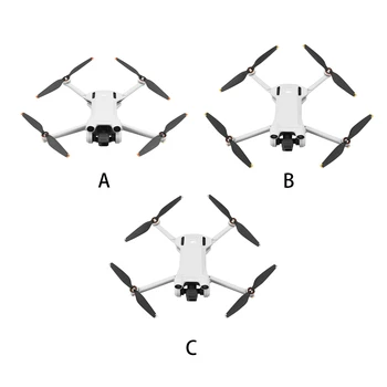 4 Páry Drone Vrtule Vrtule Skrutka Namontovaná Lietadla Príslušenstvo Náhrada za DJI Mavic Mini 3 Pro Silver