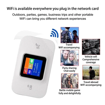 4G MIFI Prenosný Wifi Prenosný Wifi Router Farebný Displej 150M 3000Mah S Slot Karty SIM 4G MIFI Prenosný Wifi Prenosný Wifi Router Farebný Displej 150M 3000Mah S Slot Karty SIM 5