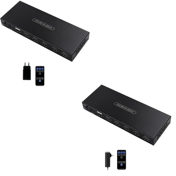 4K60hz -Compatible2.0 Switcher 7.1 Audio Displej Prepínač 5 V 1 výstup 1080P Prepínač Podporuje 3D Vizuálne Efekty