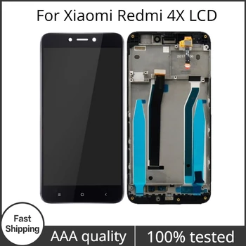 5.0 Inch Pre Xiao Redmi 4X LCD S Rámom 1280*720 Displej Pre Xiao Redmi 4X Pro Primárnej Obrazovke LCD Náhradné Displej