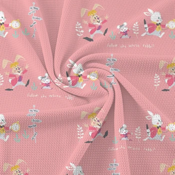 50*145 Disney Princezná Alenka V Ríši Divov Bublina Bavlnená Tkanina Patchwork Textilné Tkaniva Domáce Oblečenie Šiť Šaty Materiálu