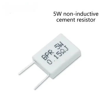 5W Non-Induktívne Cementu Resistor5% 10 Ks V Balení 0.015 R 0.01 R 0.022 R 0.025 R 0.02 R 0.033 R 0.03 R 0.047 R 0.04 R 0.05 R 0.068 R