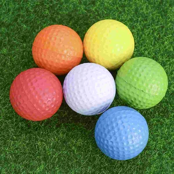 6pcs Flexibilné Praxi Gule PU Golfballs Školenia Loptu (Biela + Žltá + Modrá + Červená + Orange + Green) 6pcs Flexibilné Praxi Gule PU Golfballs Školenia Loptu (Biela + Žltá + Modrá + Červená + Orange + Green) 1