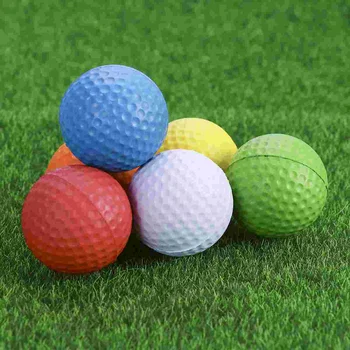 6pcs Flexibilné Praxi Gule PU Golfballs Školenia Loptu (Biela + Žltá + Modrá + Červená + Orange + Green) 6pcs Flexibilné Praxi Gule PU Golfballs Školenia Loptu (Biela + Žltá + Modrá + Červená + Orange + Green) 4
