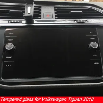 8 Palcový Pre Volkswagen Tiguan Screen Protector Auta GPS Navigácia LCD displej, Tvrdené Film Pre Volkswagen Tiguan Atlas Príslušenstvo 2018