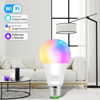 AC 85-265V E27 12W 15W 18W Smart Alexa Lampa CozyLife APP WiFi Žiarovky Stmievateľné Hlasové Ovládanie s Domovská stránka Google Yandex Alice
