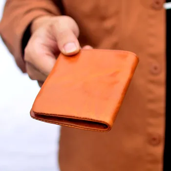 AETOO Mužov a žien skladaný nové kožené peňaženky retro strane Baotou vrstva cowhide ručné pôvodné dlhé kabelky pre ženy