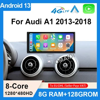 Android13 AUTO Apple Carplay Pre Audi A1 Roky 2013-2018 výrobnú Cenu 8.8