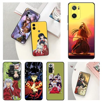 Anti-Drop Soft Telefón Prípade Redmi A2 Plus A1 K60 Pro 10C, 10A Note10 S Xiao Mi 10 5G 10 TON Lite Anime Inuyasha Zadný Kryt