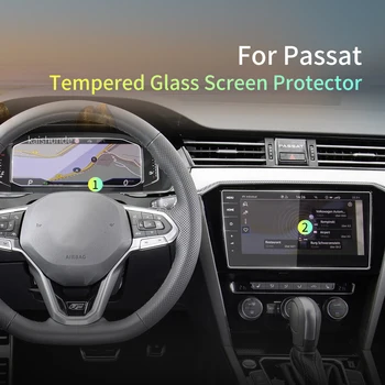 Auto Samolepky Chránič Pre Carplay VW Passat 2023 Tvrdeného Skla na Obrazovku Film Zobrazenie Navigácie Príslušenstvo Vozidla