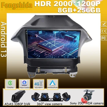 Auto Stereo Android Pre HONDA ODYSSEY 2009-2014 LHD Video Prehrávač Auto Multimediálne Rádio Navigácia GPS HDR CPU Obrazovke QLED Č 2din