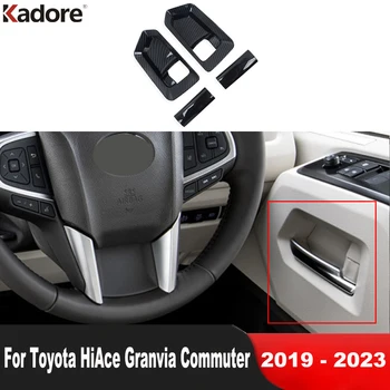 Auto Vnútorné Kľučky Misa, Kryt, Výbava Pre Toyota HiAce Granvia Prímestských 2019 2020 2021 2022 2023 Uhlíka Interiérové Doplnky