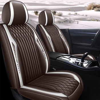 Autosedačky Kryt kompletný Set Pre SEAT Leon e-Hybrid, Toledo, Altea Nepremokavé Kožené Vankúše Auto Styling Príslušenstvo