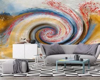 beibehang abstraktných de parede 3d tapeta Prispôsobiť nové moderné farebné farebné abstraktné pozadie stenu papier