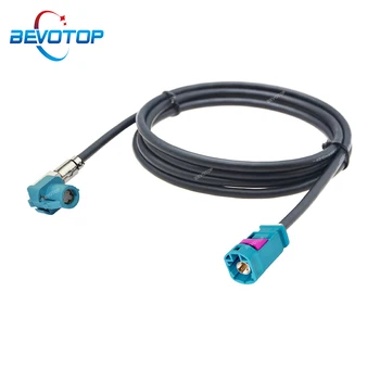 BEVOTOP Universal 4 Pin HSD Kábel Vody Blue Kód Z Samec Samica 90° Adaptér, 4-Jadrá 535 Kábel Postroj pre Benz BMW, Audi VW