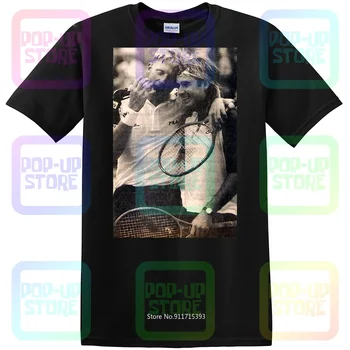 Boris Becker Andre Agassi Campioni Tenis Anni 80 1 Tričko tričko Tričko Unisex Veľkosť:S-3XL