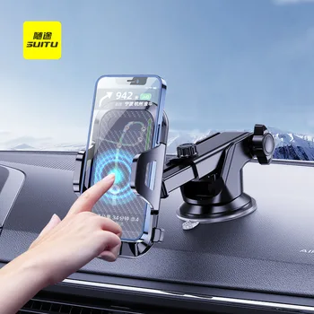 Bulík Auto Držiaka Telefónu Pripojiť Stojan GPS Pentru Mobilné Podporu Pre iPhone 13 12 11 Pro Xiao Huawei Samsung