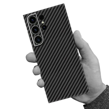 Carbon Fiber Magnetické Prípade Mobilného Telefónu S23 Ultra Prípade Uhlíkových Vlákien Pre Samsung Galaxy S23 Ultra Uhlíkových Vlákien Prípade