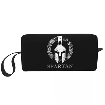 Cestovné Spartan Molon Labe Sparta Toaletná Taška Prenosná Make-Up, Kozmetické Organizátor Pre Ženy Beauty Skladovanie Dopp Kit Box
