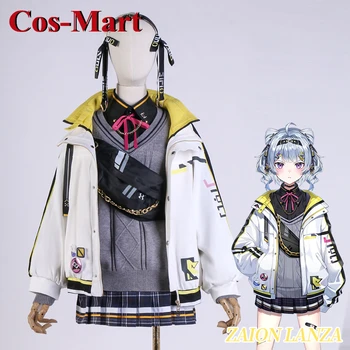 Cos-Mart Anime Vtuber Nijisanjien XSOLEIL Zaion Cosplay Kostým Sladké Krásne Jednotné Sukne Činnosť Strany Úlohu Hrať Oblečenie