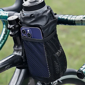 Cyklistické tašky Cyklistická Fľaša na Vodu Dopravcu Puzdro MTB Bike Izolované Kanvica Taška Kávy Držiaky Bicyklov Taška na Riadidlá Accessorie