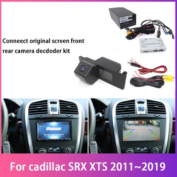 Cúvaní Kamera Pre cadillac SRX XTS 2011~2019 Rozhranie Adaptér Parkovacie parkovacia Kamera Pripojiť Originál Obrazovke Dekodér