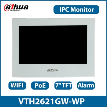 Dahua Intercom IP Wifi Krytý Monitor 7Inch Kapacitný Dotykový Displej Zabudovaný Reproduktor Zvonček PoE Video Interkom VTH2621GW-WP