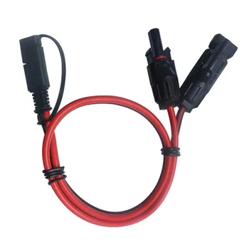 DC SAE Kábel pre Solárny Panel sieťového Adaptéra, Drôt rozšírenie Konektor Plug SAE 2 Pin Batérie 12AWG medený kábel 0,3 M 1M 12V 48V c1