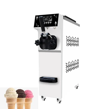 Desktop Ice Cream Stroj, Multi-Farebné Obchodné Jeden Vedúci A Jeden Chuť Mrazené Jogurty Stroj