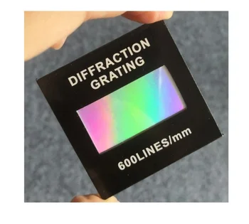 Difrakčné mriežka 50/100/300/600 riadok 2 mm Prenos Rošt Spektrofotometer pre Optické Vyučovania Experiment