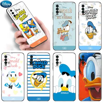 Disney Roztomilý Donald Duck Silikónové Telefón puzdro Pre Xiao Redmi Poznámka 11 11S 11T 11E 10 10 TON 10S 9S 8T 9 8 Pro 5G Globálne Čiernym Krytom