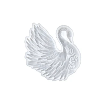 DIY Swan Ornament Silikónové Formy Crystal Epoxidové Živice Plavidlá Casting Mold Ručné Domáce Dekorácie Remeslá