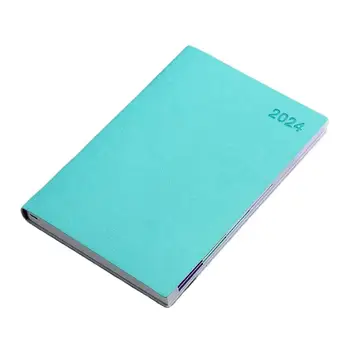 Do Zoznamu Notebook PU Kožené 150 Stránky Notebook 2024 Plánovač Časopis Harmonogram Prác Obchodné Prenosné poznámkový blok Pre