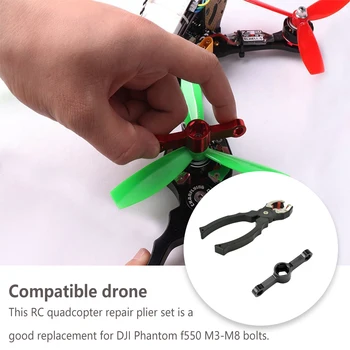 Drone Multifunkčné Plier Motorových Pevné Kľúča Nastaviť Quadcopter Náhradných Dielov